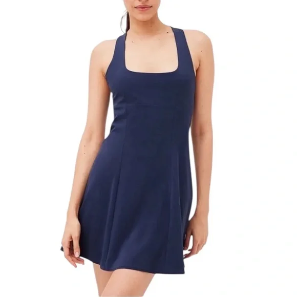 Voices Cross Back Athletic Exercise Dress - Picture 1 of 15